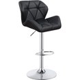 thumbnail image 1 of Nicer Furniture Tripatch Modern PU Height Adjustable Dining Bar Stool in Black, 1 of 2