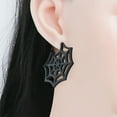 thumbnail image 6 of European Creatives Halloween Spider Web Earrings - Unique Lightweight Plastic Accessories for Party & Everyday Wear, Perfect Gift Idea for Creative Jewelry Lovers, 6 of 6