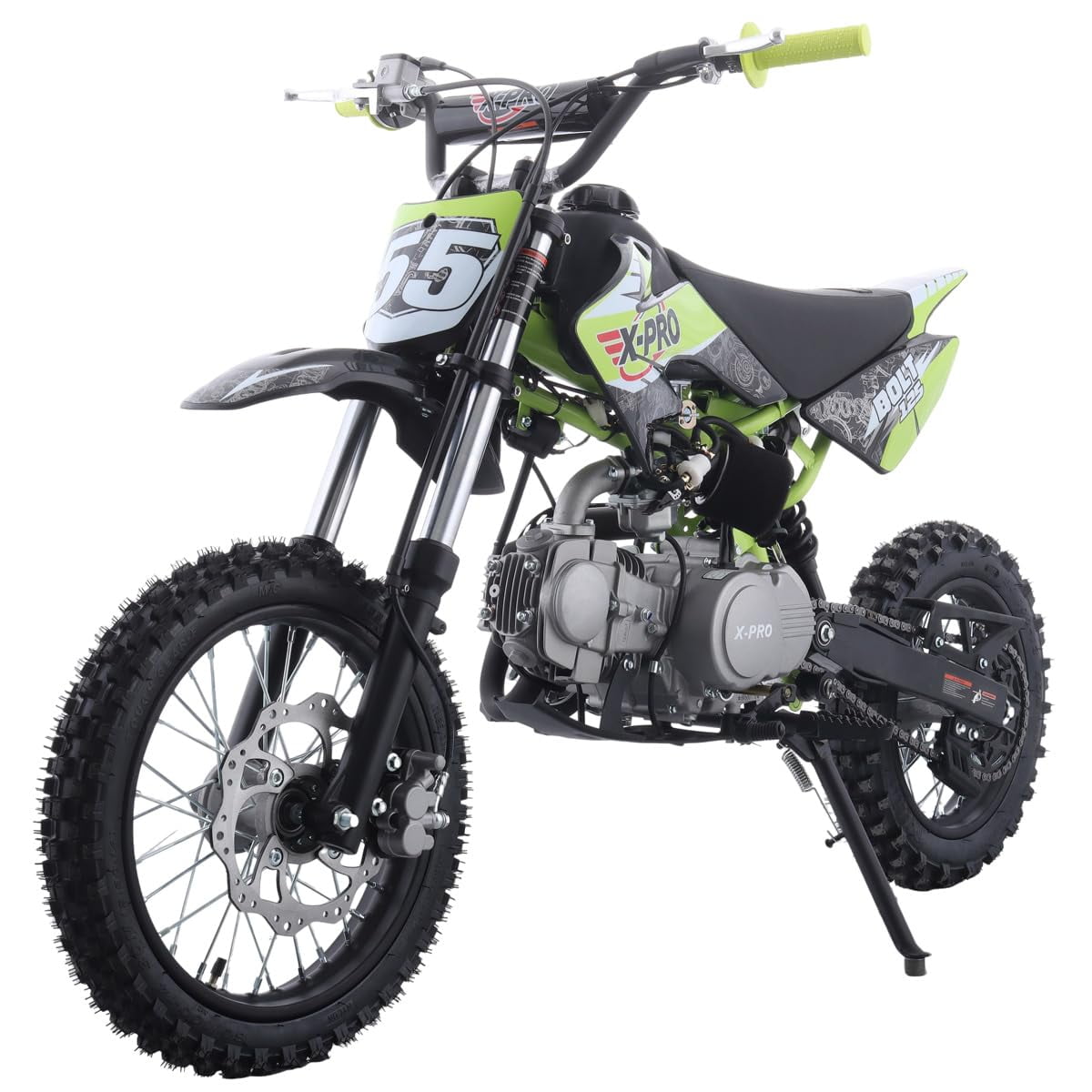 HHH X18 125cc 4-Stroke ‎Gas Powered Dirt Bike-Blue - Walmart.com
