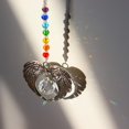 thumbnail image 1 of Cristal Bola de cristal Alas de ángel Colgante Colgante Decoración para el hogar (A) Wdftyju Libre de BPA, 1 of 7