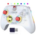 thumbnail image 1 of Manette de Jeu Sans Fil, Joystick, Gâchettes, Manette à Éclairage RVB pour PC/Switch/Android/iOS/Steam Deck, 1 of 8