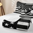 thumbnail image 4 of Erosebridal Billiard Balls Twin Quilt Set, Vintage US Flag Twin Coverlet Set for Men and Women, 2-Piece, 4 of 7