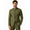 Green, variant on Mens Mandarin Collar Blazer Button Front Long Sleeve Solid Formal Occasion Jacket