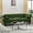 Green, variant on AmoDwell Tufted Velvet Sofa Couch for Living Room, Plush Rolled Arm 3-Seater Sofa Couch with Nailhead Trim and 2 Neck Roll Pillows, Small Apartment Chesterfield Sofa