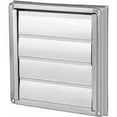 thumbnail image 2 of Rejilla de ventilación, rejilla de ventilación exterior de acero inoxidable, acero inoxidable de 100 mm, salida de aire de montaje en pared, ventilador cuadrado, 2 of 5