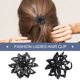 thumbnail image 5 of Pinza para el cabello con pedrería, pinza para el cabello con flor, pinza decorativa pequeña con forma de flor, 5 of 8