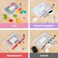 thumbnail image 4 of 24 Pack Super Large Mesh Zipper Pouch Bags, A3 (16.5×11.7 in) Storage Bags, Reusable Zipper Pouches for Classroom Organization, 4 of 6
