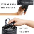 thumbnail image 4 of OUTAD Grocery Bag Holder Wall Mount Storage Dispenser Kitchen Organizer Garbage Bag Hanging Storage Basket, 4 of 5