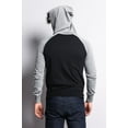 thumbnail image 2 of Victorious Men's Raglan Light Weight Zip Down Hoodie TH864 - BGY -2XL, 2 of 4