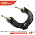 thumbnail image 3 of A-Premium 6Pcs Front Suspension Kit Upper Control Arm Ball Joint Sway Bar Link Compatible with Kia Optima Magentis 2001-2006 Hyundai Sonata 1999-2005 XG300 2001 XG350 2002-2005, 3 of 9