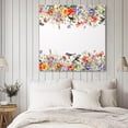 thumbnail image 4 of Vintage Flowers Wall Art Painting on Canvas, Spring Floral Botanical Pastoral Canvas Art Home Prints Wall Art Framed Modern Artwork for Living Room Bedroom Wall Decor 16x16in, 4 of 9