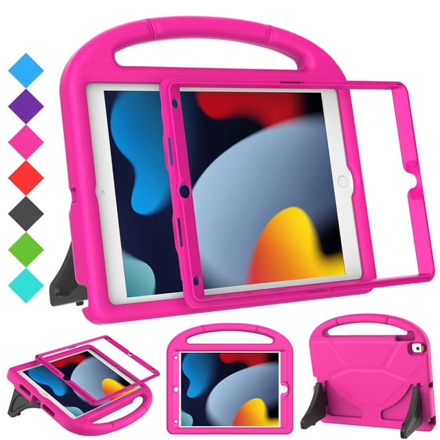 Funda Suplik Kids para iPad de 9ª, 8ª y 7ª generación 10.2 con pantalla rosa