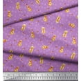 thumbnail image 3 of Soimoi Poly Georgette Fabric Paw,Bone & Puppy Dog Print Fabric by Yard 42 Inch Wide, 3 of 3