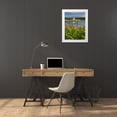 thumbnail image 3 of Eggers, Julie 14x18 White Modern Wood Framed Museum Art Print Titled - Maine-Lubec Mulholland Point Lighthouse as seen from the town of Lubec-Maine, 3 of 4