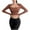 Coffee-B, variant on Women Workout Shirts with Built in Bra Athletic Yoga Tees Long Sleeve Square Neck Solid Casual Fitted Gym Active Tops
