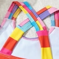 thumbnail image 7 of Kiijoy Girls Rainbow Striped One-Piece Swimsuit Kids Cute Beach Bathing Suit, Sizes 4-8, 7 of 7