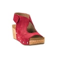 thumbnail image 3 of Corkys Footwear Womens Frisky Wedge - Featuring a 2.5-Inch Heel, A Lightweight Cork Heel, Adjustable Ankle Strap, and All-Day Comfort for Effortless Style, 3 of 11