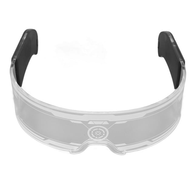 Gafas Con Visera LED Que Se Iluminan En 7 Colores, 4 Modos Cyberpunk, Cosplay Luminoso Futurista Para Clubes, Fiestas De Navidad