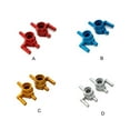thumbnail image 1 of 2 Pieces Metal 1:28 RC Car Mini-Q Modification Tyre Automotive Solid Color Rear Wheel Shaft Cup Detachable Replacing Upgrading Solid Color Exquisite Tire Base Blue, 1 of 6