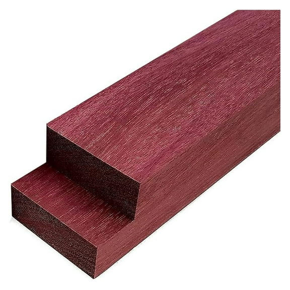 4 Pieces Purpleheart Exotic Hardwood Lumber Boards 3/4" x 2" x 24" | Kiln-Dried Wood for Crafting, Turning & Woodworking Projects by