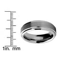 thumbnail image 4 of Metal Masters Tungsten Carbide Mens Unisex Wedding Band Ring Comfort-Fit 6mm, 4 of 7