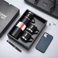 thumbnail image 3 of InnotechSc Stainless Steel Thermo 500ml/16.9oz Vacuum Insulated Bottle with Cup for Coffee Hot drink and Cold drink water flask- Black set, 3 of 10
