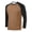 Gold, variant on RYDCOT Raglan Shirt Men Soft Sports Jersey Style Long Sleeve Baseball Shirts for Men Gold XXL(XXL)