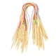 thumbnail image 2 of Juego de Herramientas para tejer con conexión de tubo Flexible de Color bambú de doble punta con aguja Circular de 18 Uds (60cm), 2 of 14