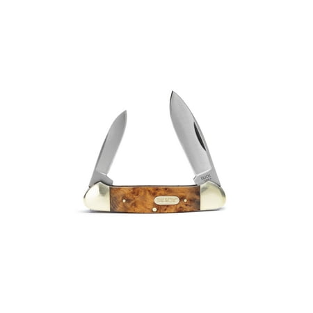 Buck Knives 389 Canoe 2-Blade Folding Pocket Knife with Wood Handle