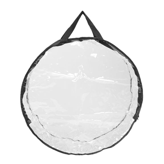 LOLIPPYY White Round Xmas Wreath Storage Container Garlands and Organizer