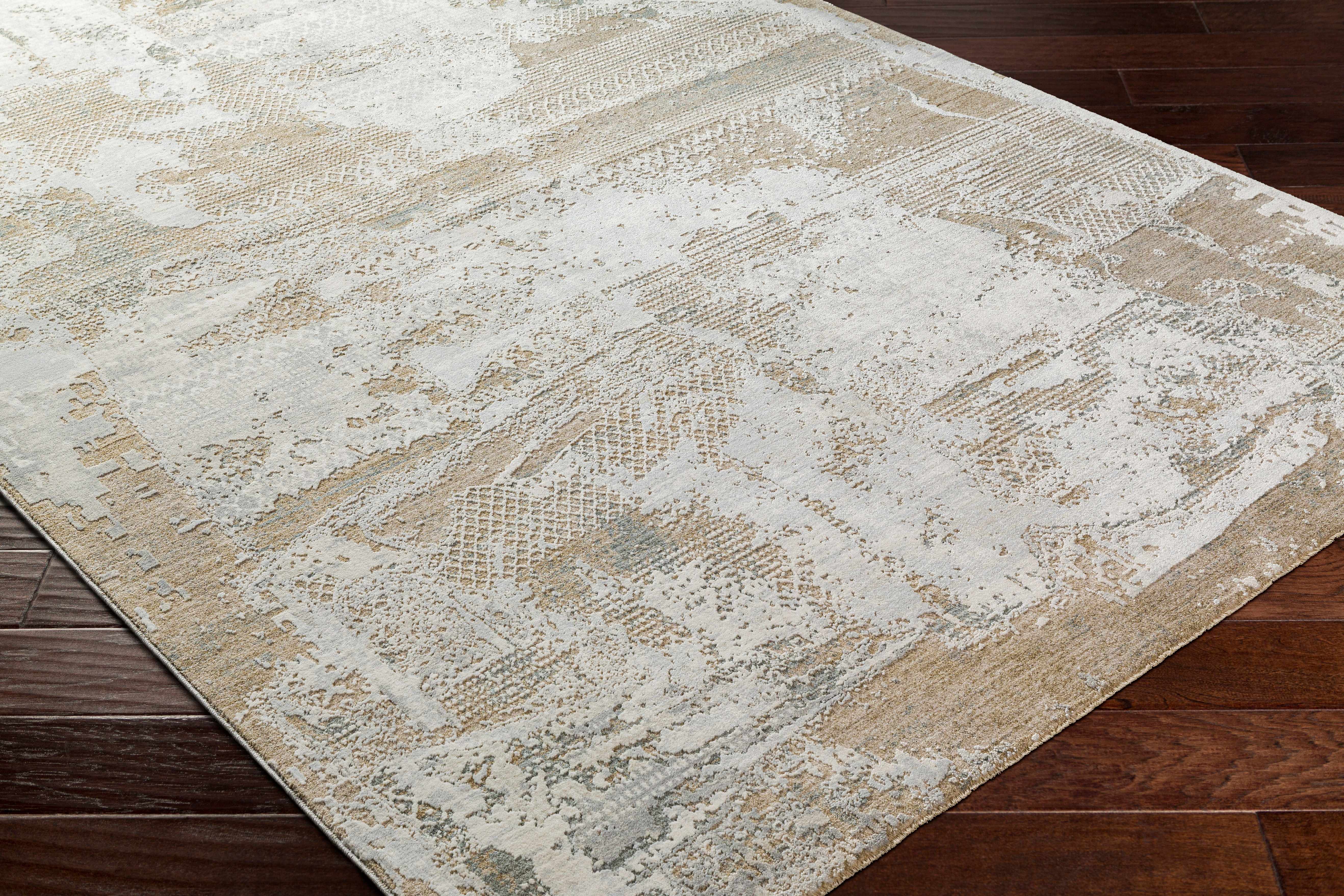 Hauteloom Indah Living Room, Bedroom Area Rug - Gray, Brown - 12' x 15'