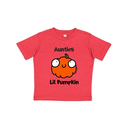 

Inktastic Aunties Lil Pumpkin Gift Toddler Boy or Toddler Girl T-Shirt