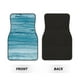 thumbnail image 2 of Fotbe Teal Turquoise Fluid Stripes Juego de 4 Tapetes para Auto con Estampado – Alfombrillas de Goma Reforzada, Diseño Antideslizante, Protección para Todo el Año – Vehículos, Autos, Camionetas y SUVs, 2 of 7