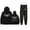 Black, variant on Pouya Tour 2025 Fall Suit Women Men Cool Hoodies Jogger Pants Sets Harajuku Sweatsuit