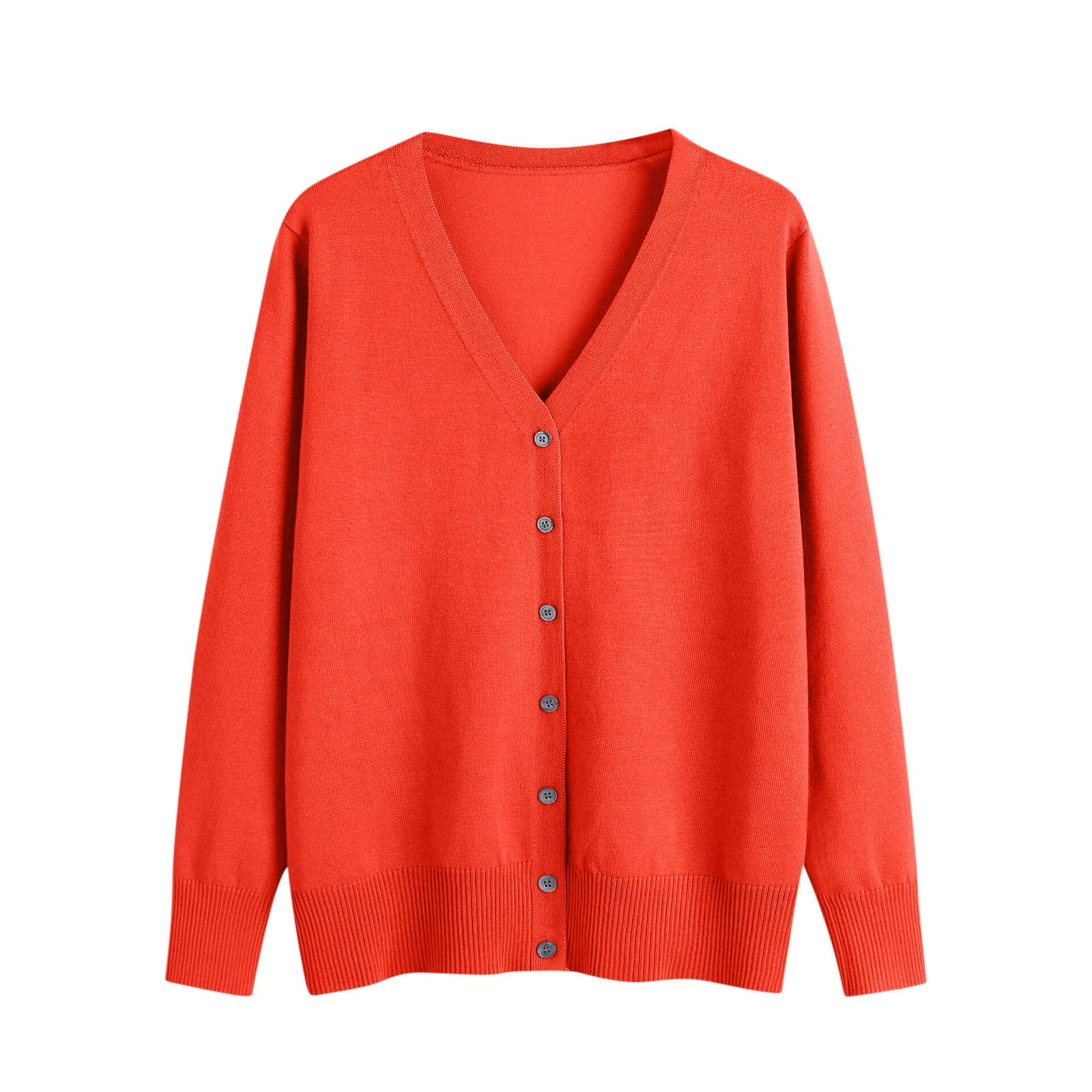 Women's Oversized Cardigans Solid Color Knit Open Front Sweater Casual Jackets Lightweight Outerwear - image 5