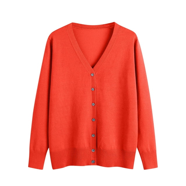 Erwazi Cardigans pour Femmes Automne Tendance à Boutons, Ouvert à l'Avant, Cardigans Légers
