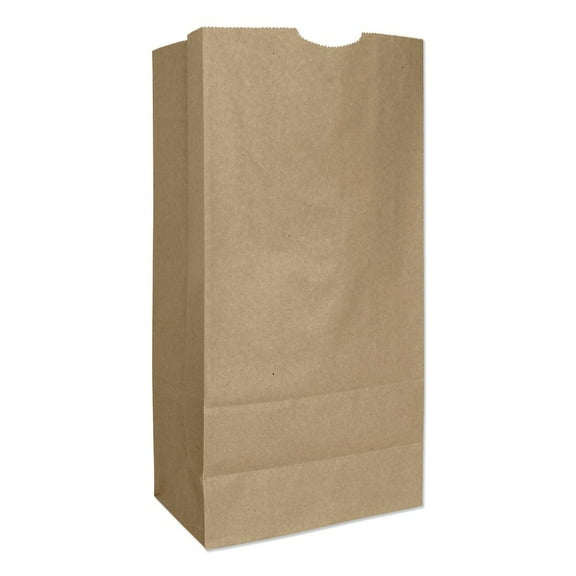 General Supply GH16 Grocery Paper Bags, Heavy-duty, #16 Size, 7.75" X 4.81" X 16", Natural, 500/bundle