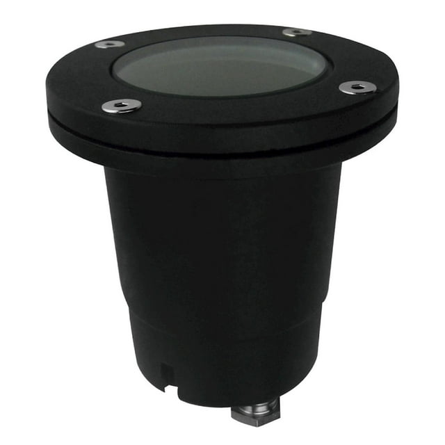Luminario Para Jardin Estevez Empotrado Piso Negro Gu5.3 Mr1
