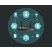 TP-Link Dual-Band BE3600 WiFi 7 Router with dual 2.5Gbps Ports, USB 3.0, 4x External Antennas, Parental Controls, and HomeShield. Archer BE3600.