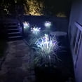 thumbnail image 5 of Solar Garden Lights Outdoor, 120 LED Art Firework Lights 2 Pack Waterproof Solar Lights, Sparklers Outdoors Yard Decor for Garden Pathway Patio Yard Decorations (Multi-Color), 5 of 7