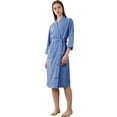 thumbnail image 2 of BILIKEYU Women's Breathable Solid Color Bathrobe, Pajama Sets for Women 2 Piece, Women's Sleepwear, Womens Valentines Day Pajamas, 2 of 6