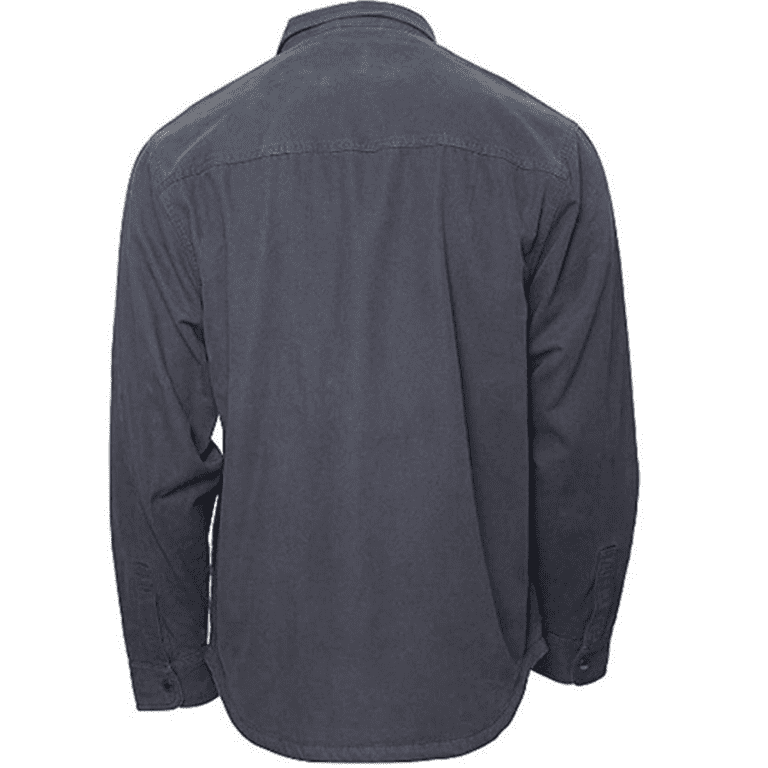 The American Outdoorsman Fleece Lined Washed Canvas Shirt Jackets for Men  (Phantom, XL)