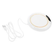 WHAMVOX Portable Electric Cup Warmer For Desk Reusable Coffee Mug Warmer Adjustable Heating Coaster For Winter Milk Warmer Beverage Warmer