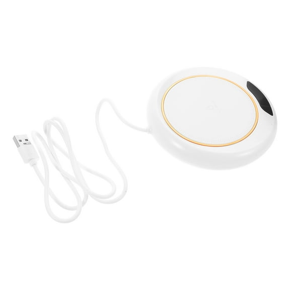 WHAMVOX Portable Electric Cup Warmer For Desk Reusable Coffee Mug Warmer Adjustable Heating Coaster For Winter Milk Warmer Beverage Warmer