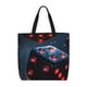 thumbnail image 1 of Easygdp Cosmic Red Sparkle Dice Bolsa Tote para Mujer, Bolso de Hombro para Trabajo, Playa, Viajes, Compras y Supermercado, 1 of 7