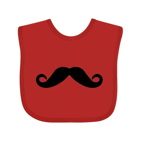 

Inktastic Mustache Gift Baby Boy or Baby Girl Bib