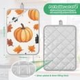 thumbnail image 6 of Yayeee Pot Holders Kitchen Heat Resistant with Pocket 7"x9.8" Cotton Oven Cooking Hot Pads, Pumpkins Patten, 6 of 7