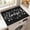 Black, variant on Washer and Dryer Covers for the Top, Non-slip Dryer Top Protector Mat, Dust-proof Washing Machine Cover, 23.6" x 19.7" (Black)