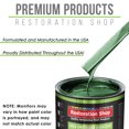 thumbnail image 4 of Emerald Green Metallic Prem Gallon Kit Low VOC URETHANE BASECOAT Auto Paint Kit, 4 of 6