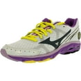 thumbnail image 1 of Mizuno Women's Wave Rider 17 White/Grey/Purple Ankle-High Running Shoe - 7N, 1 of 3